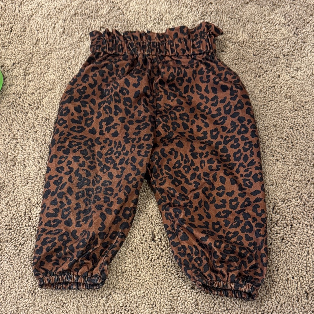 Leopard pants size 12-18mos